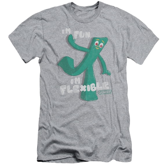 Gumby Flex S/S Adult 30/1 T-Shirt Athletic Heather