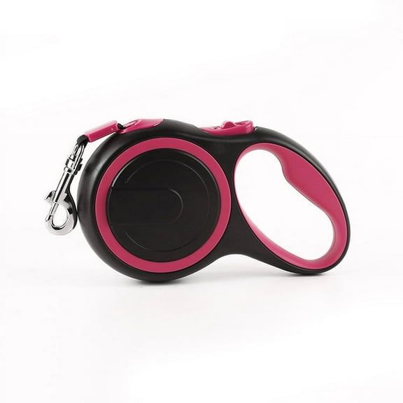 SOGA Comfort Retractable Dog or Cat Leash, 26 Ft, For pets up to 65-110Lbs - Pink