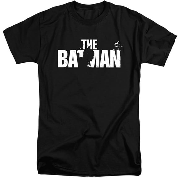 The Batman (2022) Silhouette Title Unisex Adult Tall T Shirt