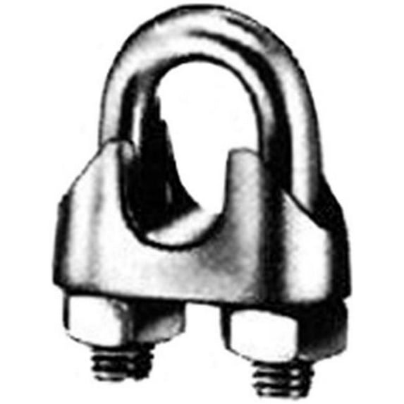 Indusco 252 00161 0.18 in. Rope Malleable Clip Wire - Zinc Plated