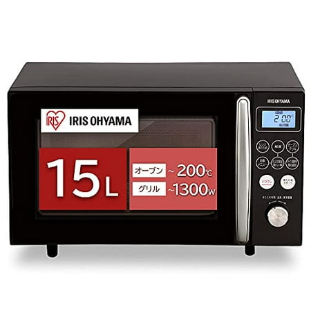 Iris Ohyama Microwave Oven 15L Black MO-T1501-B