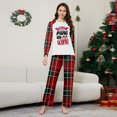 thumbnail image 3 of Onlypjs Christmas Family Matching Pajamas Sets – Holiday Plaid Long Sleeve Sleepwear for Women, Men – Festive Matching Christmas Pajamas for Couples & Families, 3 of 6