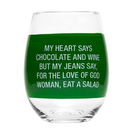 187455 My Jeans Say Wine Glass, By About Face