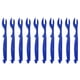 thumbnail image 1 of 10 Piezas de Rompedores de Pierna de Cangrejo, Tenedores/Palillos para Cangrejo, Langosta, Cangrejo de Río, Gambas y Camarones (Azul), 1 of 7