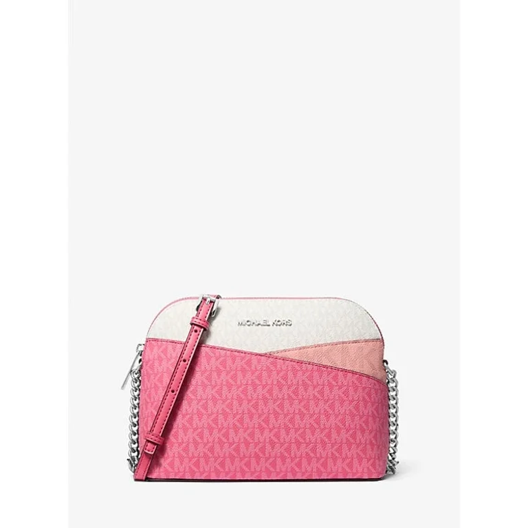 Michael Kors Jet Set Travel Medium X Dome Crossbody Signature MK