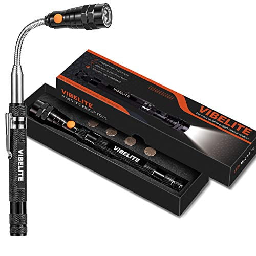 Vibelite Magnet 3 Led Magnetic Pickup Tool Telescoping Flexible Extensible Led Flashlights Perfect Mechanic Pick Up Tools Gifts For Men 4 X Lr44 Batteries Included 1pack Dark Black Walmart Com Walmart Com