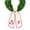 F, variant on Personalized Christmas Wreath Sash Monogram Front Door Bow Decor Embroidery Initial Sash for Christmas Wreath Fireplaces Initial Housewarming Gifts
