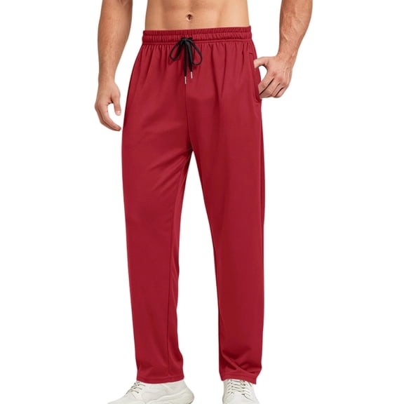 YSUEJPF Mesh Joggers for Men Quick Dry Moisture Wicking Athletic Workout Pants Stretch Yoga Hiking Pants with Pockets