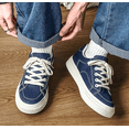 thumbnail image 3 of Men's Canvas Sneakers - low-top shoes with anti-Slip Sole | Casual Fashion Shoes, 3 of 12
