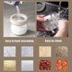 thumbnail image 5 of Spoon Lid Integrated Retractable Seasoning Jar, Glass Condiment Jar Spice Container, 5 of 5