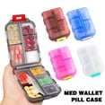 thumbnail image 2 of Zelvoria Med Wallet Pills with Labels, Med Wallet Pill Case Portable Daily-Pill H2W2, 2 of 5