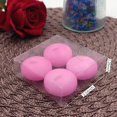 thumbnail image 4 of MODANU 4 Pack Floating Candles, 1.7” Unscented Dripless Wax Burning Candles, for Cylinder Vases, Weddings, Party and Holiday, Pink, 4 of 7