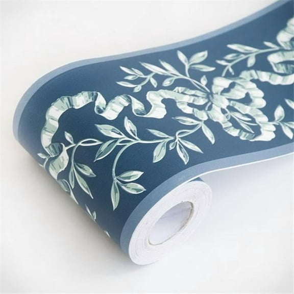 B1007-Roll Ribbon & Vines - Self-Adhesive Wallpaper Borders Home Decor Roll Multicolor