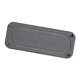 thumbnail image 5 of Posavasos de diatomita absorbente de agua, almohadilla de jabón para baño, pie de acero inoxidable óvalo gris oscuro, 5 of 9