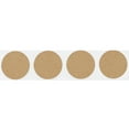 thumbnail image 2 of Brown Kraft Circle Dot Stickers | 1" Inch Round | 500 Pack, 2 of 2