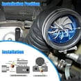 thumbnail image 3 of PrePat Car Air Intake Turbonator, Single Fan Turbo Engine, Turbine Super Charger Gas Fuel Saver Turbo, for Air Intake Fan, 3 of 10