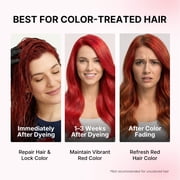 Karseell Color Depositing Conditioner Red Hair Mask Color Boosting, Hydrates and Enhances Red Tones for Color-Treated Hair 500ml 16.9floz