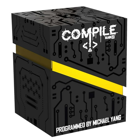 Greater Than Games: Compile: Main 2 - Area Control Strategy Card Game, Play As Competing Artificial Intelligence, Ages 14 , 2 Players, 20 Min