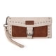thumbnail image 1 of Carteras de pulsera Montana West X Wrangler para mujer con bloqueo de RFID, billetera grande con hebilla western y 20 ranuras para tarjetas WG195-W055BR-TN, 1 of 7