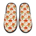 thumbnail image 1 of Fotbe Happy Thanksgiving Day1 Pantuflas Peludas para Mujer con Estampado, Zapatillas de Peluche, Zapatos de Invierno para Casa, Uso Interior y Exterior-Large, 1 of 8