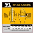 thumbnail image 5 of Guantes Wells Lamont XL Split de piel de vacuno color canela, 5 of 5