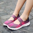 thumbnail image 4 of Zapatos planos hechos a mano para mujer, zapatillas ligeras y transpirables, tejido Manual, informales, de verano, 4 of 4