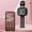 Black, variant on PURCOLT Capacitance Wireless Microphone Bluetooth Speaker All-in-one Machine Karaoke Video And Audio Equipment With RGB Light Effect Can Be Connected In TW-S Series Up to 65% off