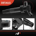 thumbnail image 5 of A-Premium Ignition Coil Compatible with Hyundai Santa Fe Sport 13-15 Sonata Kia Optima 11-16 Rondo 12 Sportage 2011-2018 L4 2.0L 2.4L, 5 of 8
