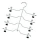 thumbnail image 1 of Naiovety Percha para faldas, soporte para pantalones de 4 niveles, Clip de acero, estante colgante para ahorrar espacio ajustable Almacenamiento y organización del hogar, 1 of 6