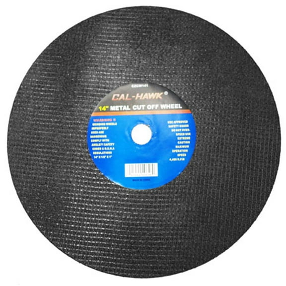 "Cal Hawk Tools 14"" Metal Cut-Off Wheel"