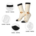 thumbnail image 5 of Honeii Pita Tortilla Print Adult Socks,Crew Socks,Casual Calf Socks,Daily Wear Socks for Men & Women, Perfect for Sports, Casual and Everyday Use, 5 of 6