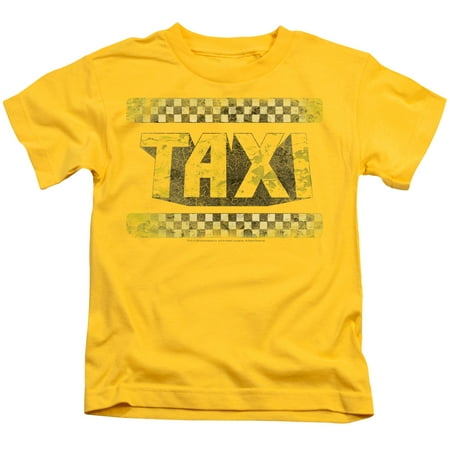 Taxi/Run Down Taxi Little Boys Juvy Shirt (Top Gear Best Taxi)