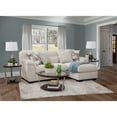 thumbnail image 4 of American Furniture Classics Cabral Bone L Shaped Sectional with 4 Throw Pillows, 4 of 10