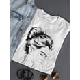 thumbnail image 3 of Big Bun. Attractive Woman T-Shirt Women -Image by Shutterstock, Female XX-Large, 3 of 4