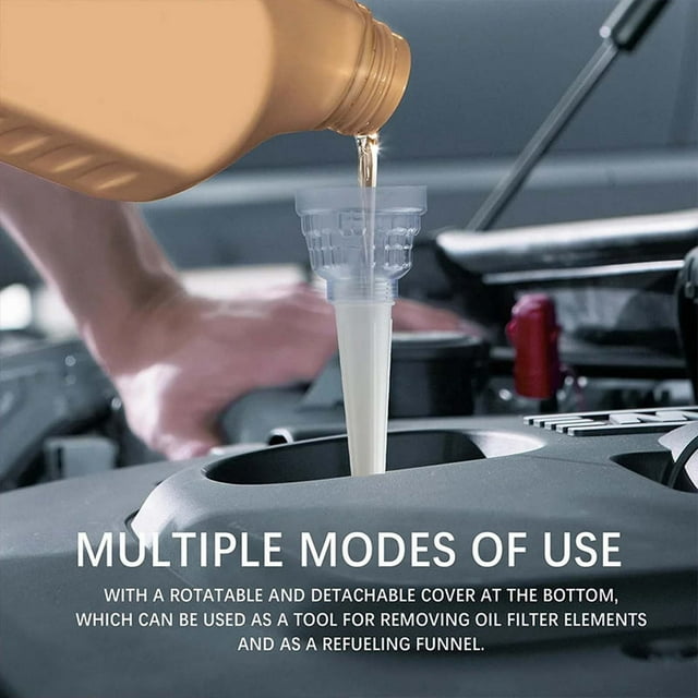 XYAIYT Automotive Oil Filter Removal Funnel with Scalding Protection and Universal for Cars Trucks SUVs Motorcycles Efficient Mess-Free Oil Change Tool Kit Eco Friendly Design