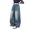 Black, variant on GiLiling Girls Vintage Cargo Jeans High Waist Wide Leg Baggy Denim Pants Elastic Waist Y2k Aesthetic Casual (Black, 13-14 Years) (Black, 11-12 Years)