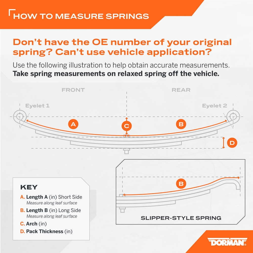 Dorman - OE Solutions 43-816 Suspension Leaf Spring