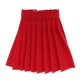 thumbnail image 1 of Hermosa falda de muñeca, falda plisada, ropa de muñeca a escala 1/6, accesorios para muñecas. rojo, 1 of 8