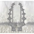 thumbnail image 4 of 7 Crystals Ear Cuffs Hoop Climber S925 Sterling Silver Earrings Hypoallergenic Earring, 4 of 5