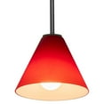 thumbnail image 6 of Accesslighting 28004-3R-ORB-RED Martini A-19 LED Rod Red Glass Pendant, Oil Rubbed Bronze, 6 of 6