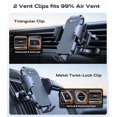 thumbnail image 2 of Soporte para teléfono de coche VICSEED Ultra Stable Air Vent para iPhone, 2 of 8