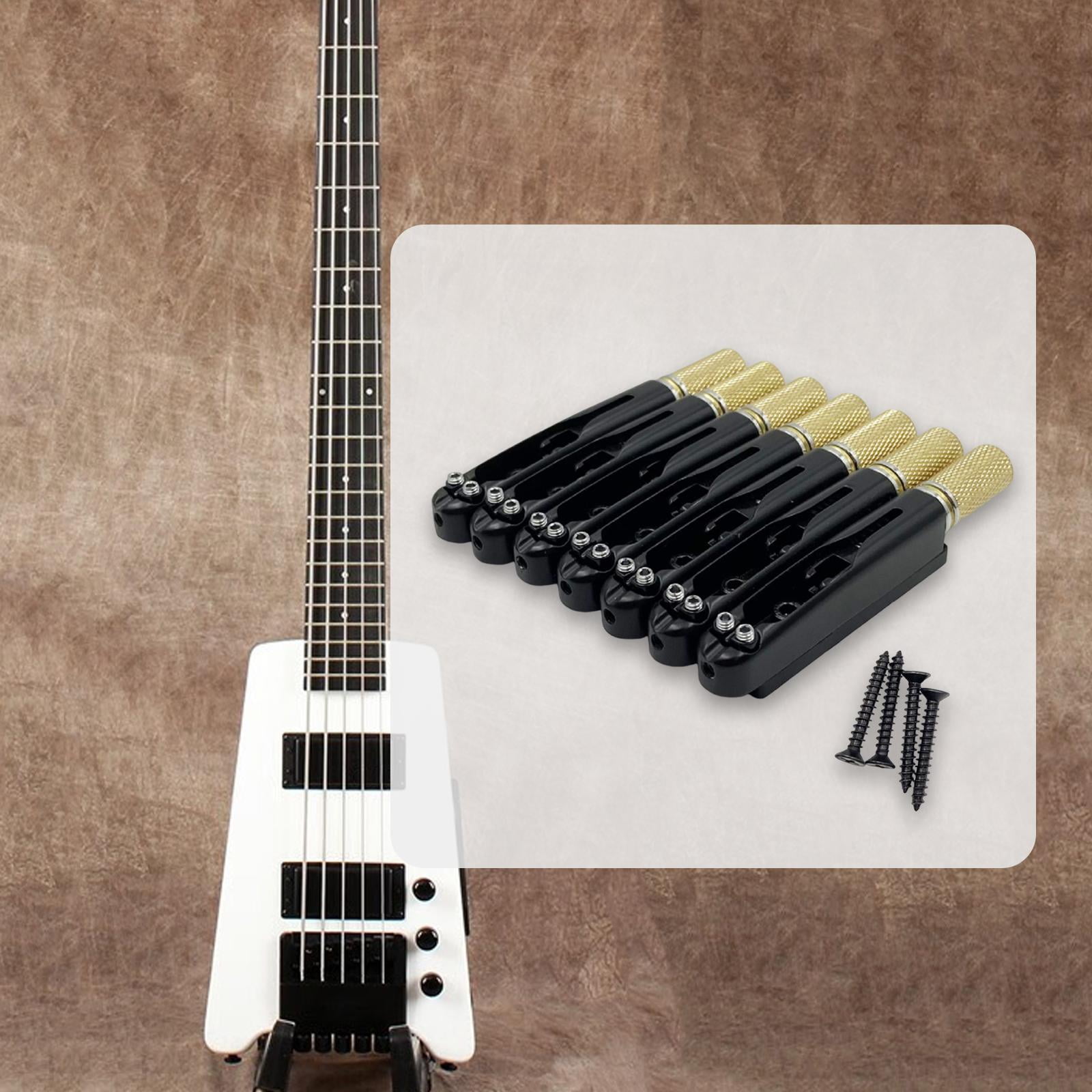 Electric Guitar Bridge Headless String Retainer Wrench Metal Parts Compact Fit for 7 String Guitar Players