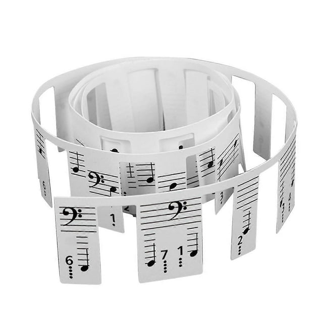Piano Notes Guide for Beginner, Removable Keyboard Note Labels 61-Key