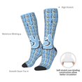 thumbnail image 4 of Silaia Bluey Print Socks For Women Men,Crew Socks,Sporty Calf Socks,Casual Socks, Design Socks for Hiking, Sport, 4 of 6