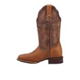 thumbnail image 3 of Dan Post Boots Womens Jillian Embroidered Pull On Square Toe Cowboy  Mid Ca, 3 of 5