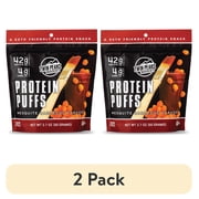 (2 pack) Twin Peaks Ingredients Protein Puffs, Mesquite Barbecue, 2.1 oz Bag, 2 Servings