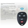 thumbnail image 3 of Keyless Entry Remote Control Car Key Fob for Chevrolet/GMC/Cadillac 5 Buttons, CR2032 Battery for Various Models, 3 of 6