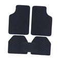 thumbnail image 2 of Colaxi 5Pcs Automotive Floor Mats Auto Foot Pad Protector Easy to Install Front and Rear Mats for Automobile Truck Attachments Black, 2 of 8