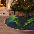 thumbnail image 5 of Bingfone Christmas Tree Skirt Mat Christmas Decoration Interior 30" -Realistic Style Wolf Warrior, 5 of 6