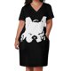 thumbnail image 3 of Vestido suelto con bolsillo de Bulldog Francés vestidos de noche de lujo vestidos elegantes y bonitos para mujer vestido elegante 2025, 3 of 7